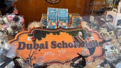 Dubai Schokolade auf Weihnachtsmarkt