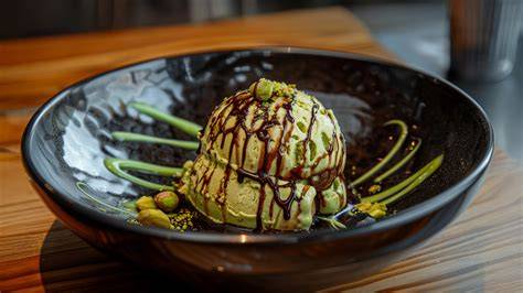 Dubai Style Kuchen, Eis und Schokoladentafeln in Konditoreien