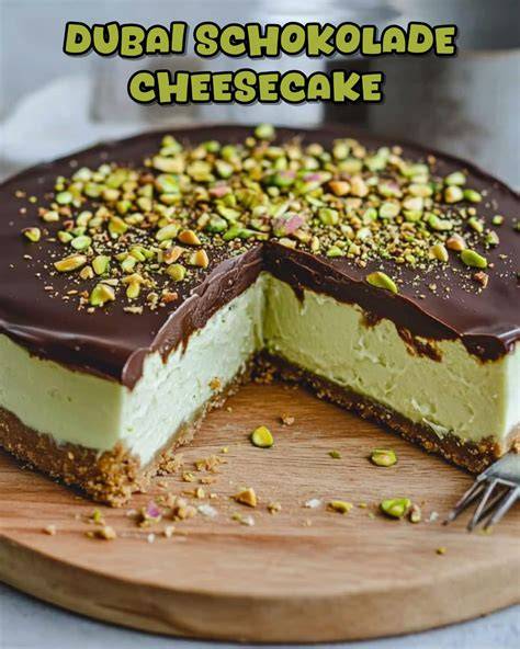 Dubai-Cheesecake und Dubai-Kuchen