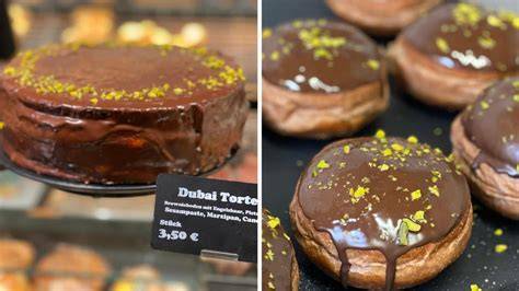 Dubai-Krapfen und Torte aus bayerischer Bäckerei