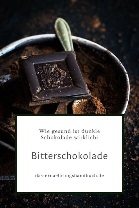 Dunkle Schokolade als gesunde Wahl