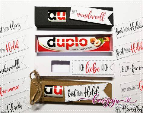 Duplo Schokolade mit individueller Verpackung
