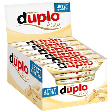 Duplo White Riegel, Zutaten und Schnittansicht