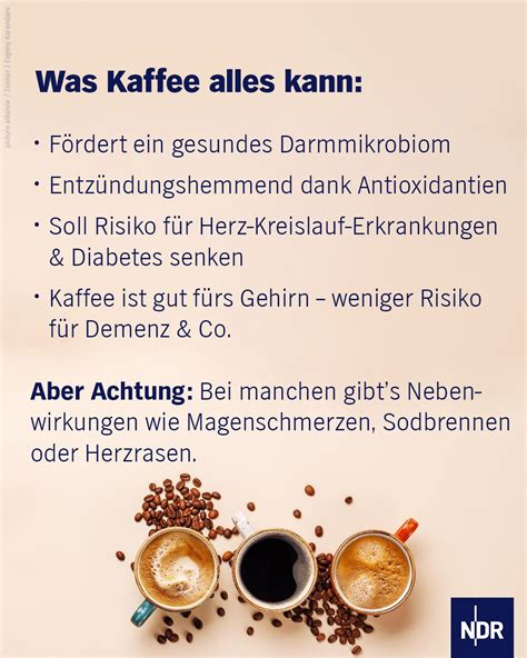 Durchblutungsfördernde Effekte von Koffein