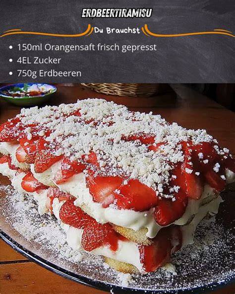 Eckige Form: Löffelbiskuits, Schokosahne, Erdbeeren