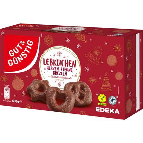 Edeka Lebkuchen Vollmilch Verpackung und Etikett