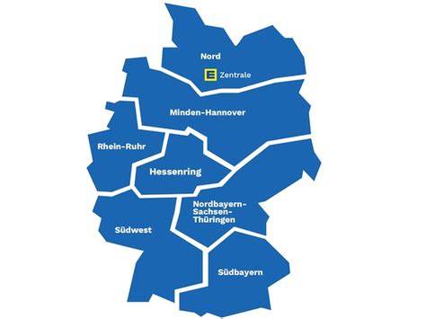 Edeka Regionalgesellschaften Karte