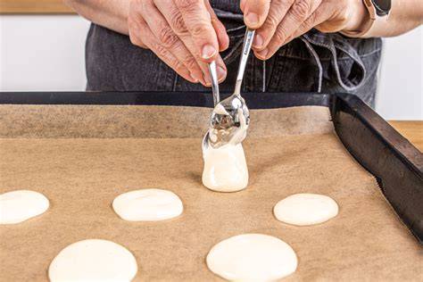 Eierplätzchen auf Backblech