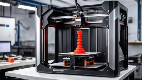 Ein 3D-Drucker bei der Produktion einer Form für Schokoladenteile
