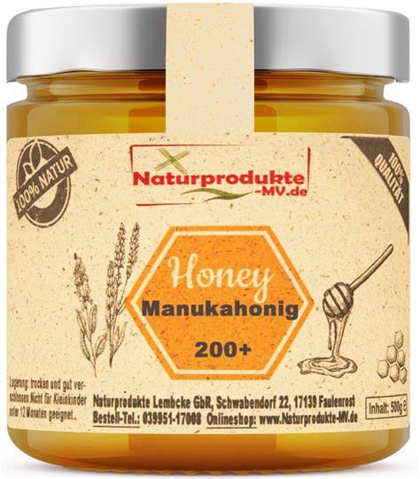 Ein Glas Manuka-Honig