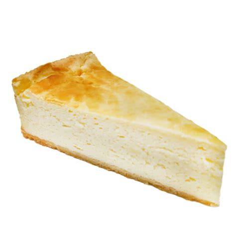Ein Stück klassischer deutscher Käsekuchen