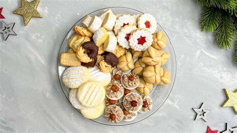 Eine Auswahl traditioneller österreichischer Weihnachtsplätzchen