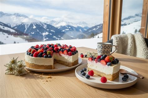 Eingefrorene und aufgetaute Torte im Vergleich