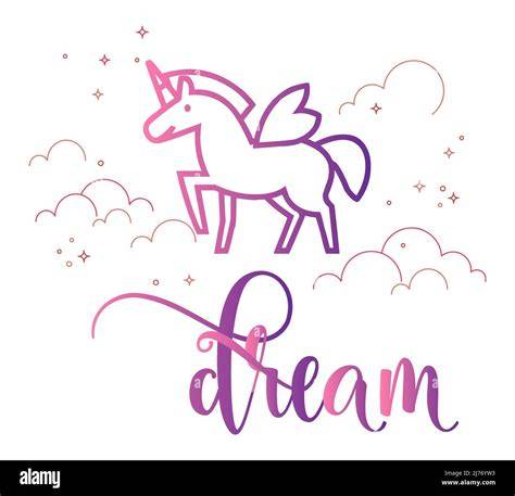 Einhorn-Illustration als Symbol für Fantasie
