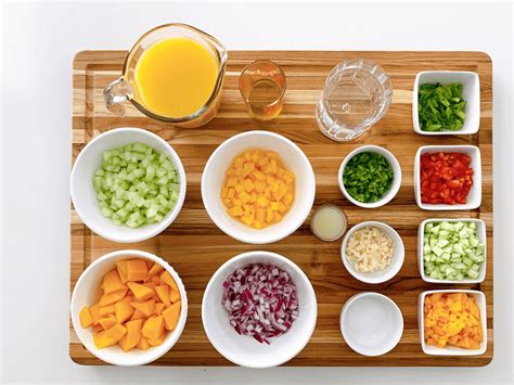 Einkaufsliste und Mise en Place für den Backtag