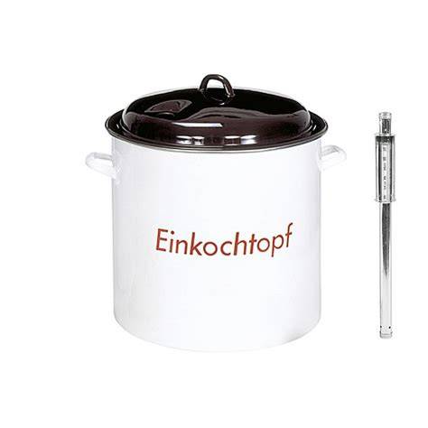 Einkochtopf mit Gläsern