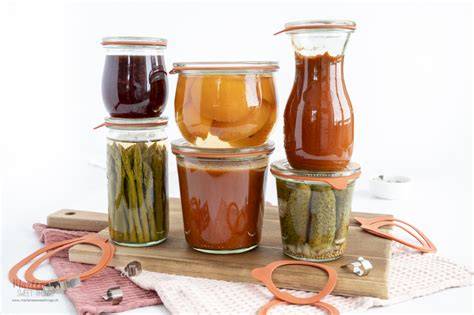 Einmachgläser und Marmeladenherstellung
