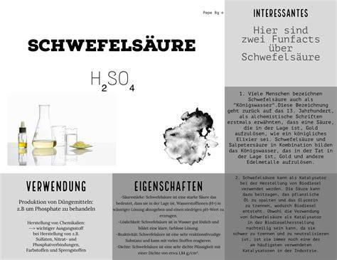 Einsatzbereiche der Schwefelsäure