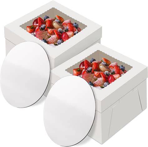 Einweg Tortenbox aus Karton mit Dekor