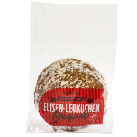 Einzeln verpackte Elisen-Lebkuchen in Geschenkverpackung