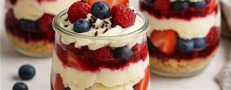 Eis im Glas mit Beeren