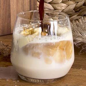 Eiskaffee vegan mit Haferdrink