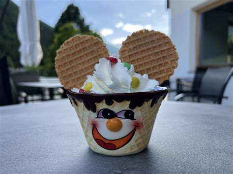 Eisportionierung und Serviervorschlag (Foto hausgemachtes Eis)