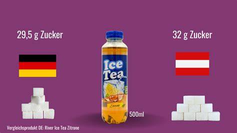 Eistee Vergleich: Zucker- und Inhaltsstoffe in bekannten Eistees