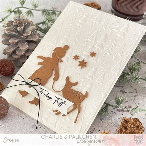 Elegante Adventskalender-Verpackung mit geprägtem Design