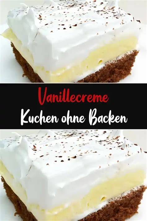 Elegante Dessertgläser mit geschichteten Blätterteigstücken, Vanillecreme und Puderzucker