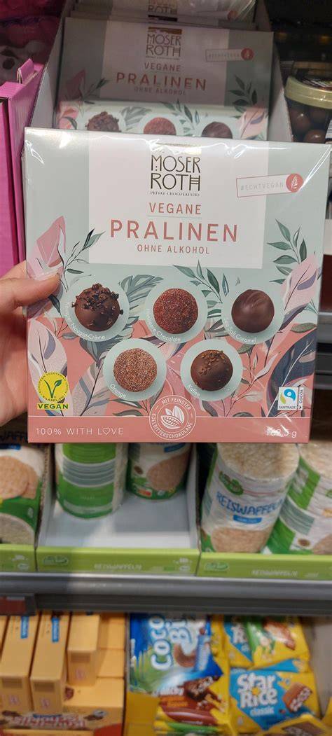 Elegante Geschenkverpackung für vegane Pralinen