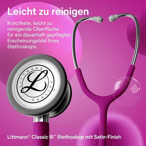 Elegantes Littmann Classic III Stethoskop mit graviertem Bruststück