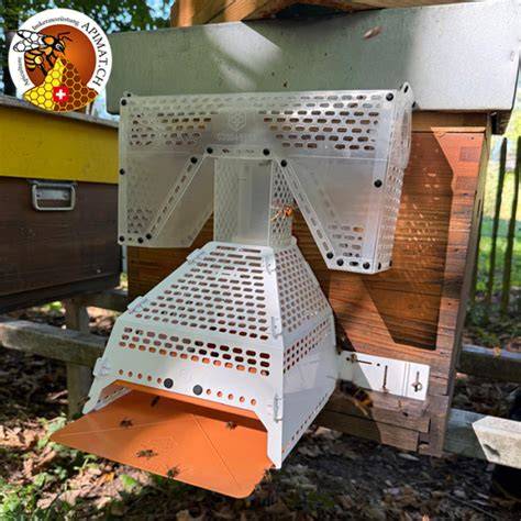Elektrischer Schutzzaun für Bienenstöcke gegen Bären