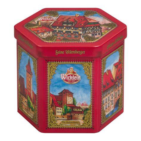 Elisen-Lebkuchen-Kollektion mit Sechseck-Verpackungen