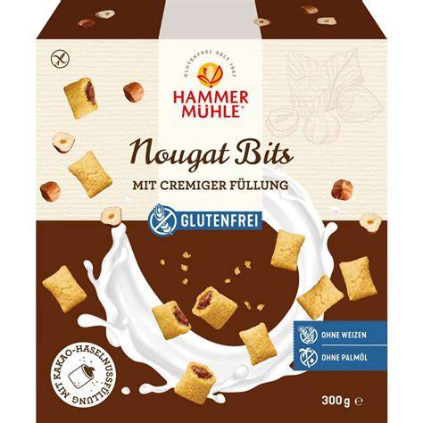 Empfohlene Portionsgröße für Hammermühle Nougat Bits