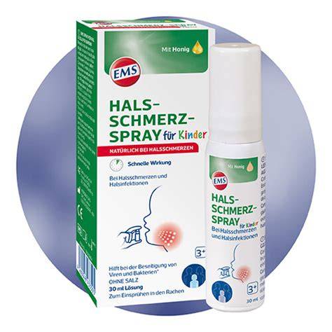 Emser Halsspray für Kinder - Anwendung und geschmacklicher Zusatz durch Honig