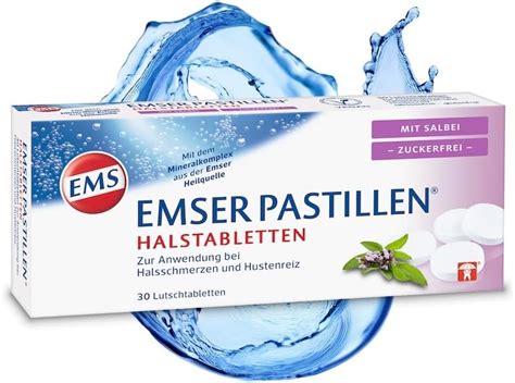 Emser Pastillen bei Halsschmerzen und Stimmbelastung