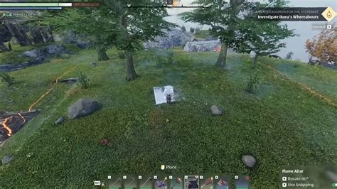 Enshrouded Flammenaltar mit Honig und Wachs