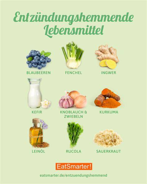 Entzündungshemmende Lebensmittel gegen Rosacea