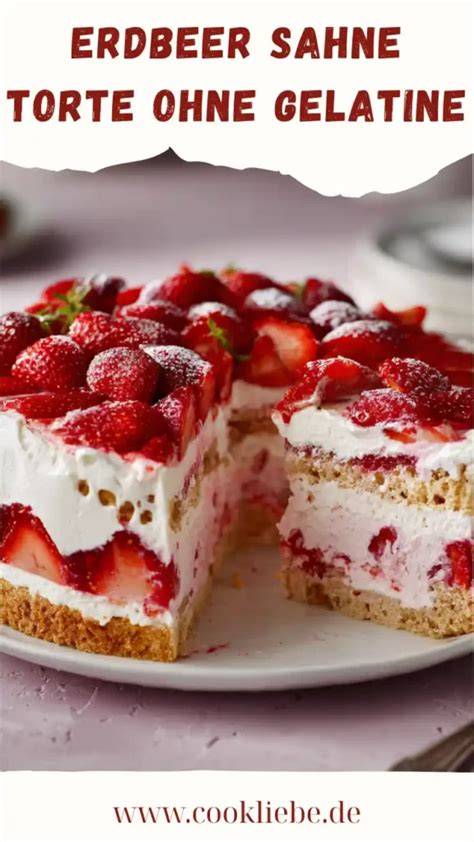 Erdbeer-Terrine mit Gelatine