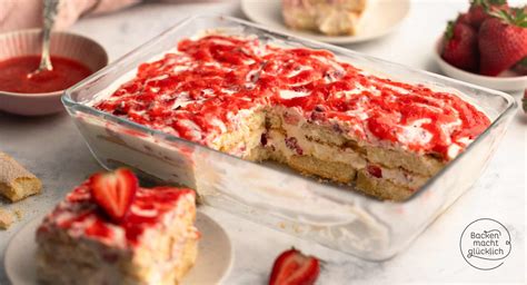 Erdbeer-Tiramisu: Sommerlich-leicht mit frischen Früchten - perfekte Variation für Kinder