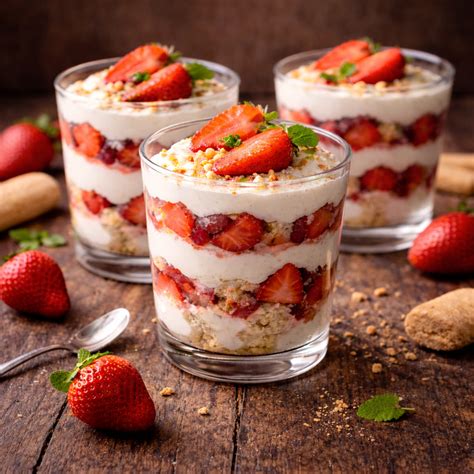 Erdbeer-Tiramisu im Glas - fruchtig und cremig