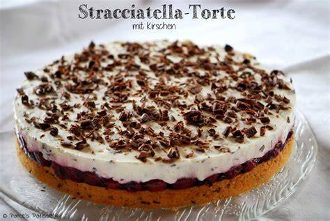 Erdbeer-Tortenguss auf der Stracciatella Mascarpone Torte