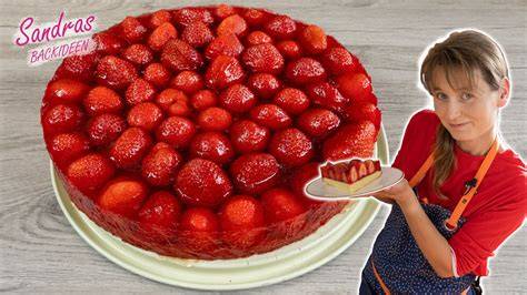 Erdbeertorte in verschiedenen Deko-Variationen (klassisch, modern, trendig)