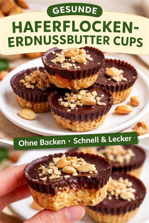 Erdnussbutter Cups auf Muffinform