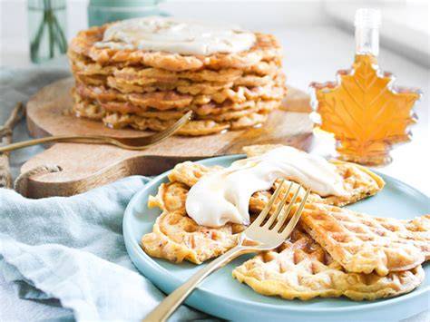 Ergebnis: Pancake-Waffeln mit Ahornsirup