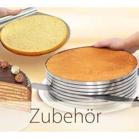 Ergebnis gleichmäßiger Tortenböden mit Zenker Schneidhilfe
