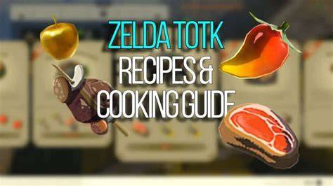 Ergebnis verschiedener Rezepte und deren Effekte in Zelda TotK