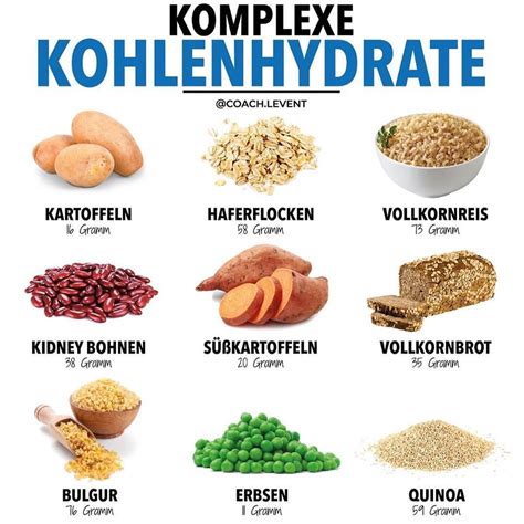 Ernährungsempfehlung: Komplexe Kohlenhydrate, regelmäßige Mahlzeiten