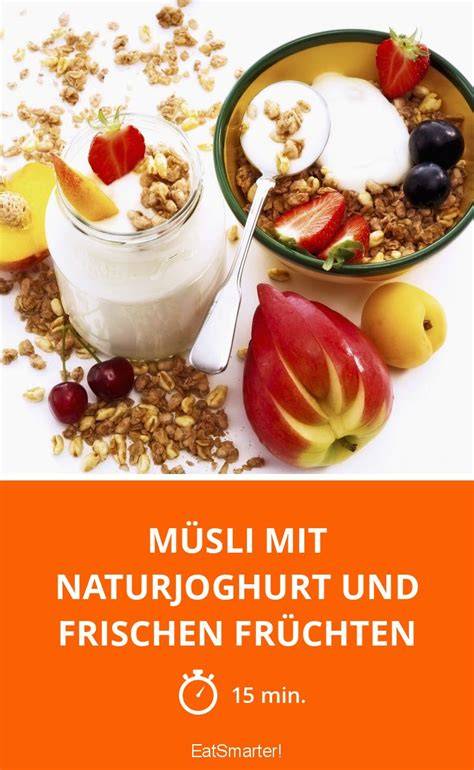 Ersatzvorschläge: Naturjoghurt mit frischen Früchten statt Fruchtjoghurt
